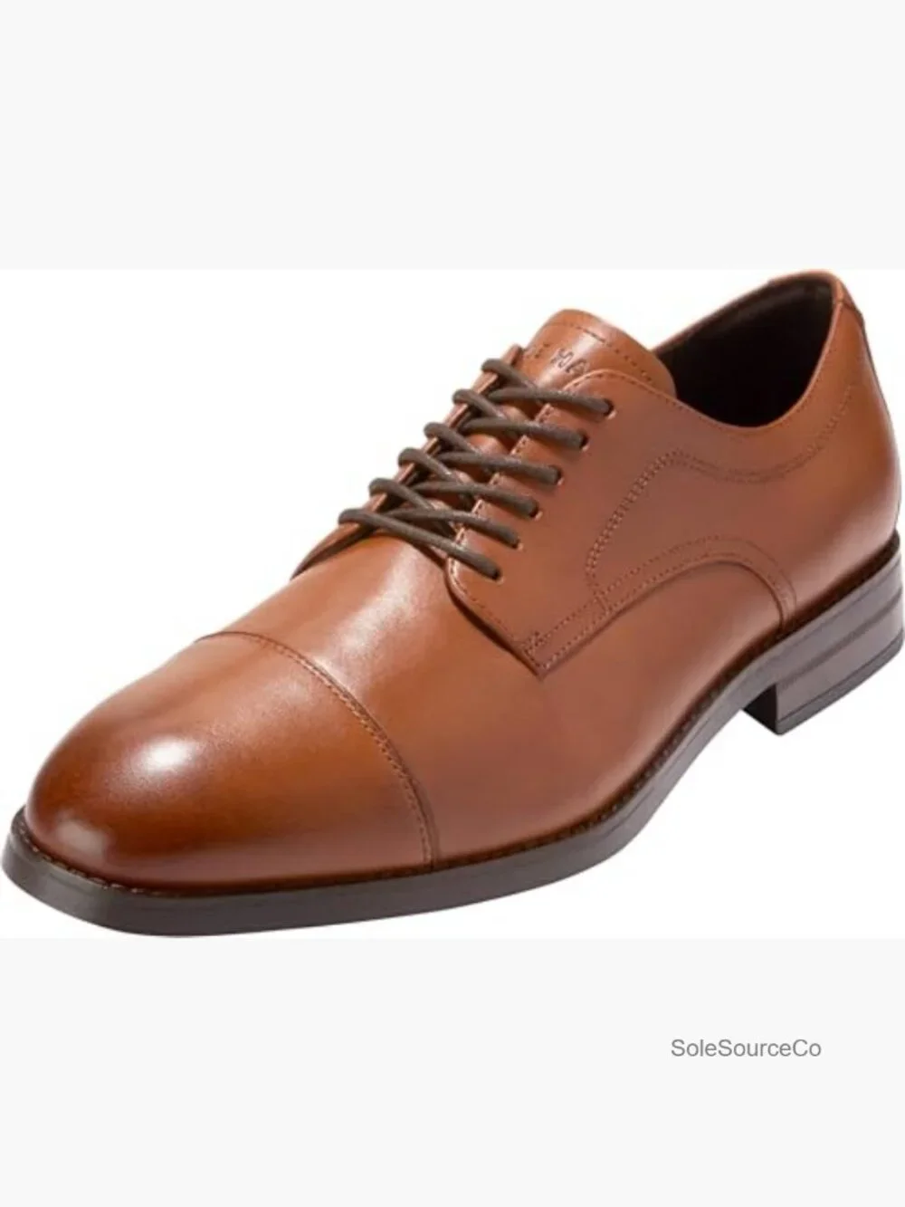 Men’s Leather Cap Toe Oxfords – Formal Dress Shoes – Water Resistant